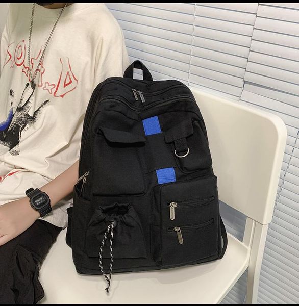 

men's and women's large-capacity rucksack fashion trend personality backpack