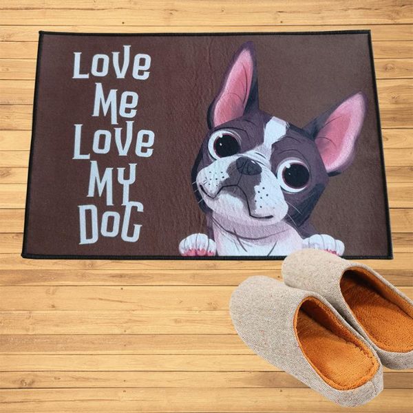 

carpets love me my dog doormat entrance welcome custom mat hallway doorway bathroom bedroom kitchen rugs floor mats carpet gift