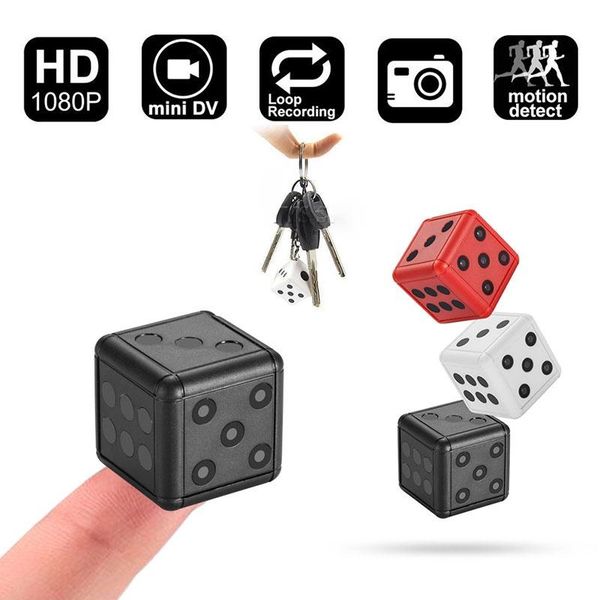 

mini cameras 1080p hd camera night vision motion detection dvr video recorder outdoor sports dice gadget beveiliging cam