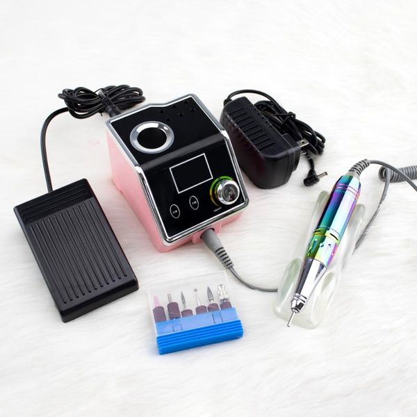 

portable stand electric nail drill machine set gradient color cordless drilling manicure pedicure polisher & accessories
