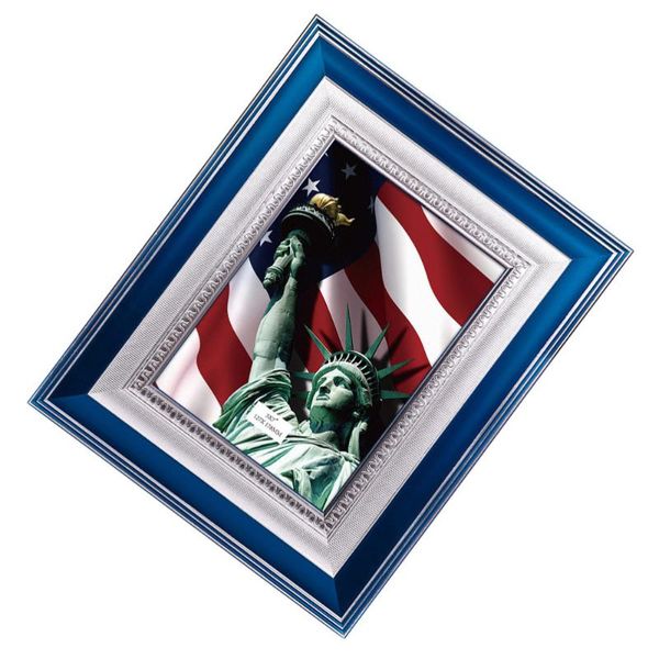 

frames 1 pc decorative picture frame practical po stand deskadornment (blue)