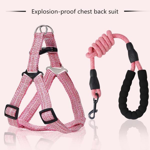 

cat collars & leads cats adjustable traction harness dog chest straps rope nylon leash and set for small dogs