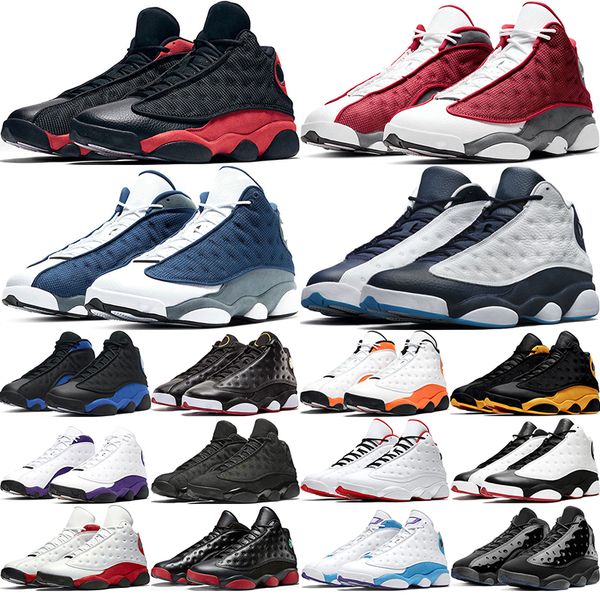 

13s 13 basketball shoes red flint bred black cat hyper royal obsidian court purple chicago lucky green altitude barons starfish mens trainer
