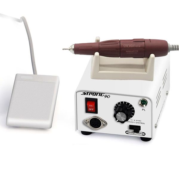 

nail drill & accessories jewelry polishing tool 45000rpm grinder buffer benchpolisher engraving machine with handpiece manicure 65w