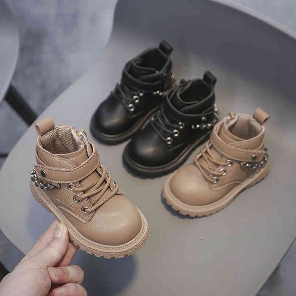 

boots toddler shoes children' martin soft soled small yellow baby boys' high girls' autumn and winter short british, Black;grey