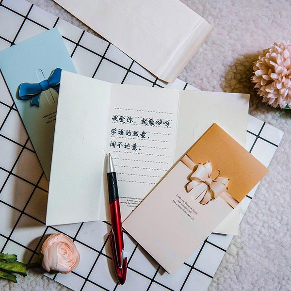 

greeting cards 10pcs 3d folding card graduation party decorative bow love heart festival decorations teacher's day gift ornaments