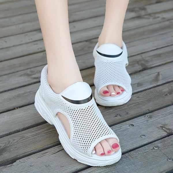 

dress shoes breathable comfort shopping ladies walking red black women sandals for summer platform sandal ulzzang zapatos