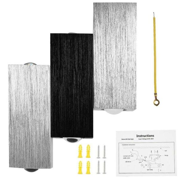 

wall lamp 85-266v 6w 6led sconce warm light for home bedroom bar cafe restaurant