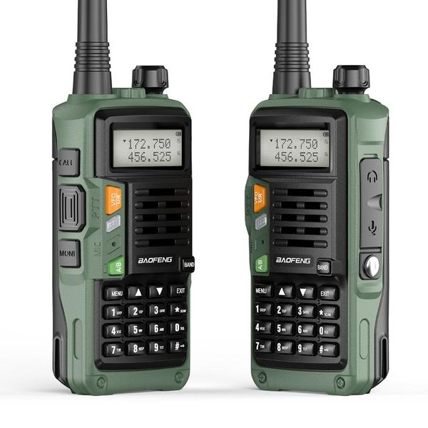 

walkie talkie 2021 2pcs baofeng uv-s9 plus (136-174mhz vhf& 400-520mhz uhf) 10w dual band two-way radio original support usb charging hunt
