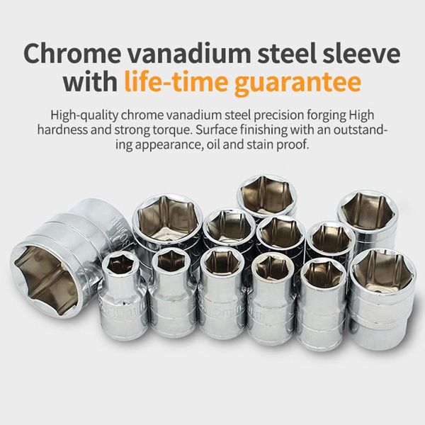 

professional hand tool sets 46/53pcs automobile repair set multifunctional chromes vanadium steel repairing for car vc