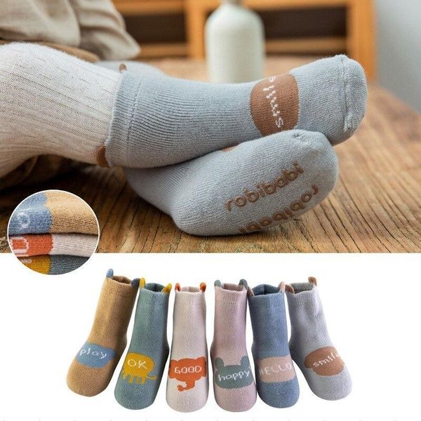 

born baby socks boy girl cotton children winter warm thick toddler english terry accessories for 0-3 years, Pink;yellow