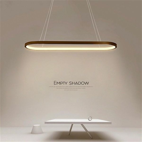 

pendant lamps rectangle modern led for living room restaurant bedroom decorative light lamparas ac85-260v remote control