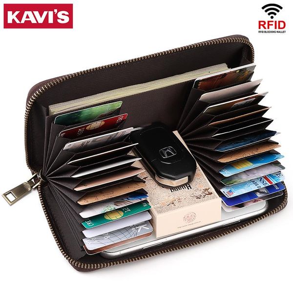 

wallets kavis luxury big organizer women wallet travel accessories large capacity men female clutch bag cardholder, Red;black