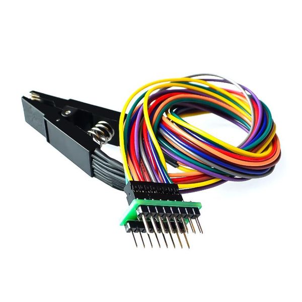 

integrated circuits update version soic16 sop16 test clip for eeprom 93cxx / 25cxx 24cxx in-circuit programming