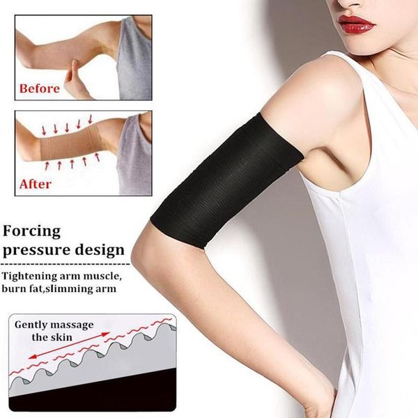 

gym clothing 1 pair heart tired thin arm compression sleeve women was fitness exercise girdle, White;black