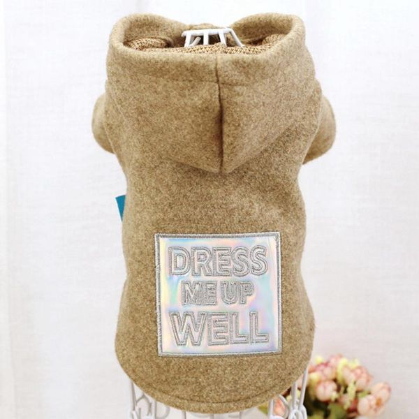 

dog apparel 2021 winter pet clothes super warm jacket cold-weather 2-legged hooded snap button
