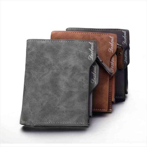 

short wallet men soft leather with removable card slots multifunction man zipper purse male clutch, Red;black