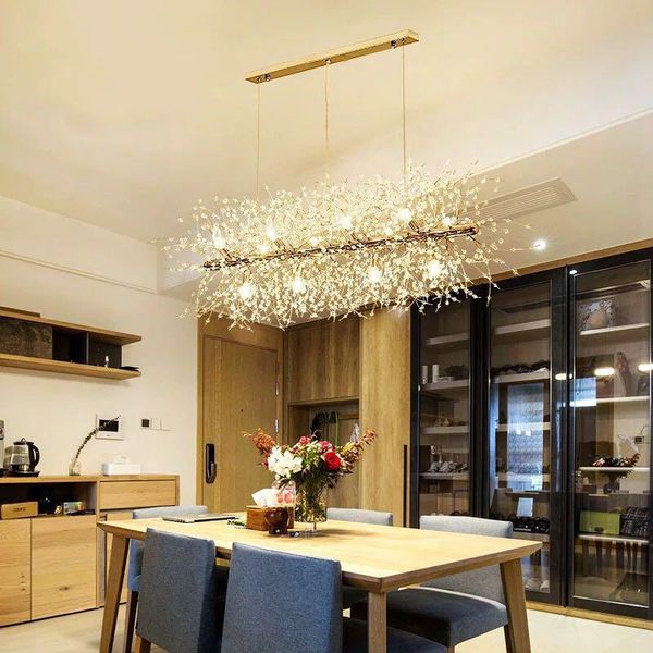 

chandeliers zuuuvny modern crystal dandelion decor for home kitchen bedroom living room ceiling indoor pendant lighting