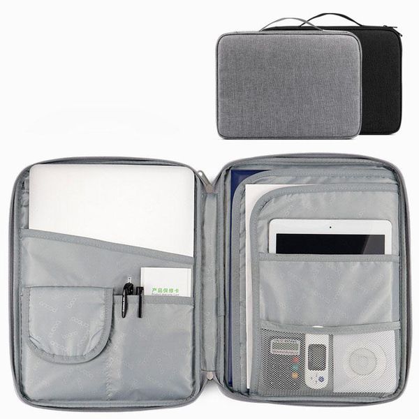 

storage bags portable document ticket bag large capacity certificates files organizer digital kit pouch earphone charger wires