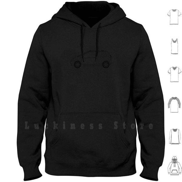 

renault twingo outline artwork ( single car ) hoodies french cars men's & sweatshirts, Black