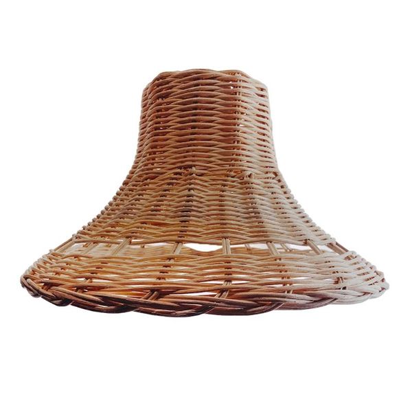 

lamp covers & shades hand-woven natural rattan lampshade chandelier hanging light for homestay 875a
