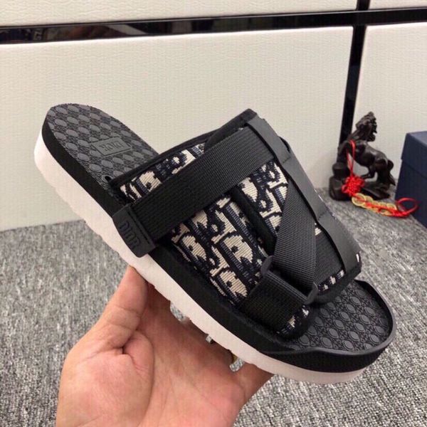 

slipper men's slippers the latest popular slippers in summer 2021zly, Black