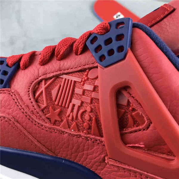 

grm red gs/fiba jumpman 4 4s fashion shoe mens basketball shoes5tyg
