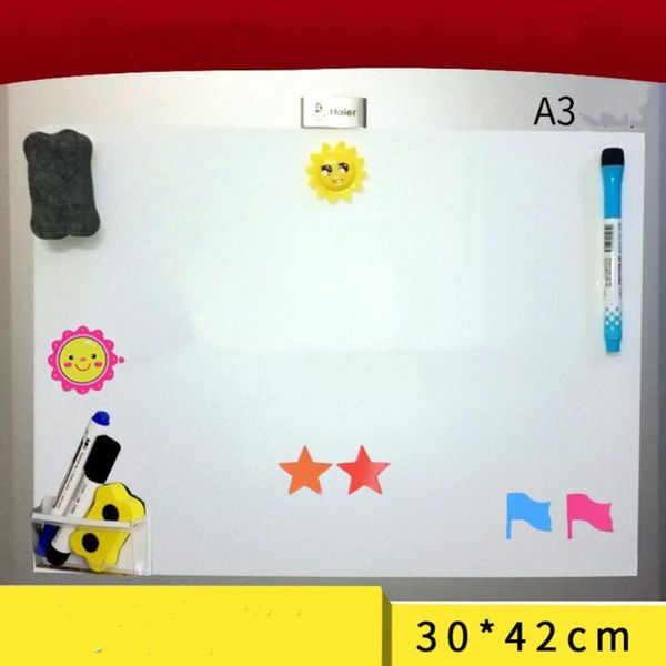 

whiteboards a3 flexible waterproof children drawing magnetic board cooler refrigerator magnet notepad e20