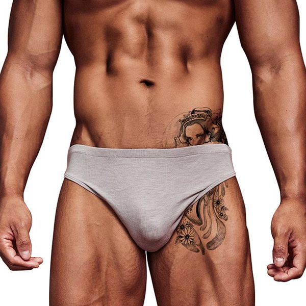 

underpants adannu briefs male underwear naturally fit the body curve mens expansion pouch breathable soft modal boy shorts, Black;white