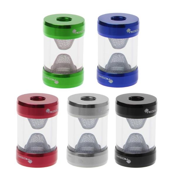 

fans & coolings g1/4 water cooling filter 0.15mm double head metal cover cylinder for pc