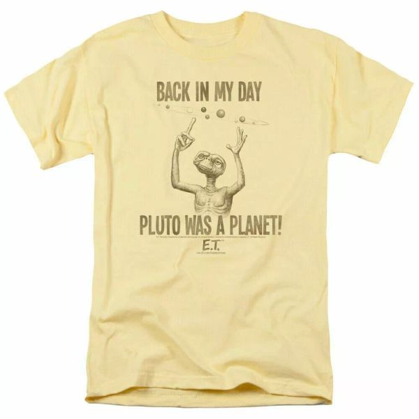 

e.t. the extra terrestrial in my day t shirt mens licensed 80s movie tee banana, White;black