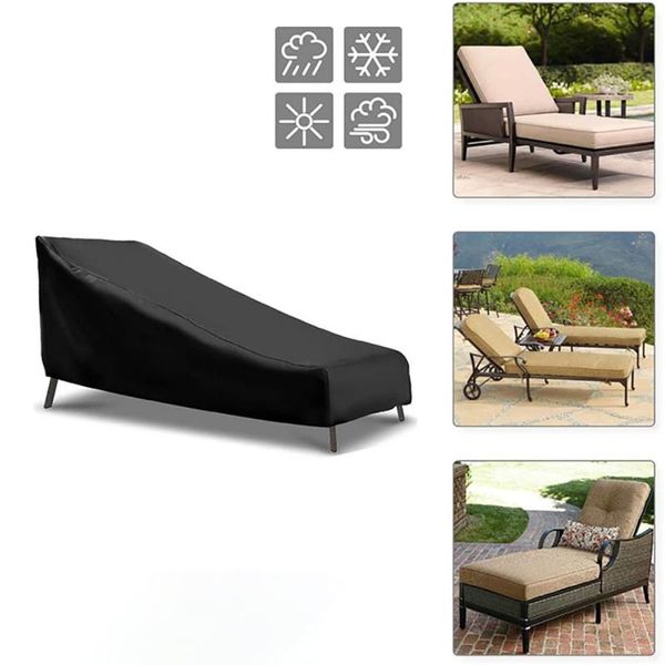 

tents and shelters outdoor beach chair cover waterproof balcony lobby anti-uv open air dust black 210d oxford cloth