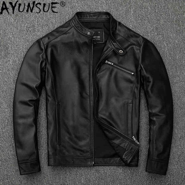 

feng men's leather et, sheep coat, large, motorcycle, 100%, kj47281902, Black