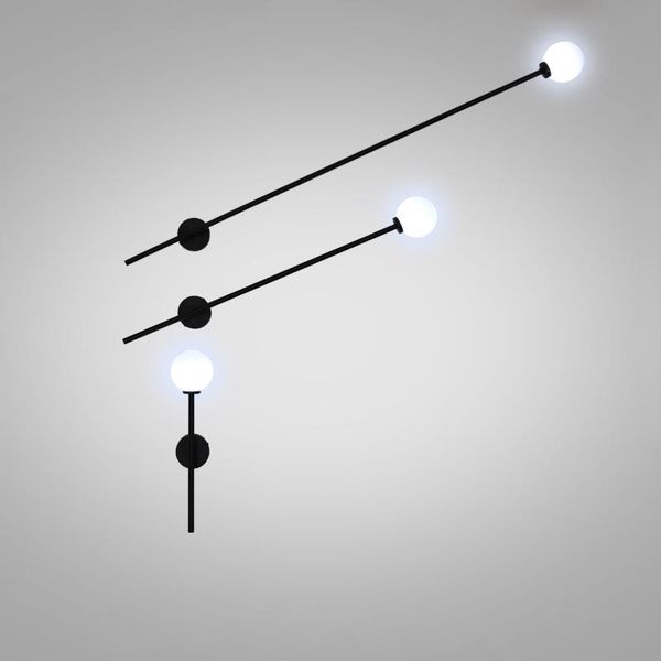 

wall lamp nordic creative designer studio light art simply glass dining room el bedroom fixtures