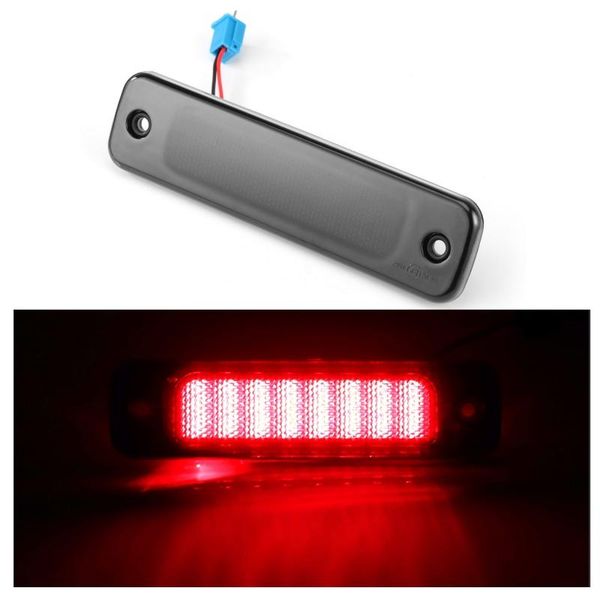 

high mount 3rd brake light for transit 7 transne tourneo 2006 - 2014 black&red lens reflector led emergency lights