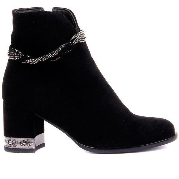 

boots guja-black suede zipper female women winter