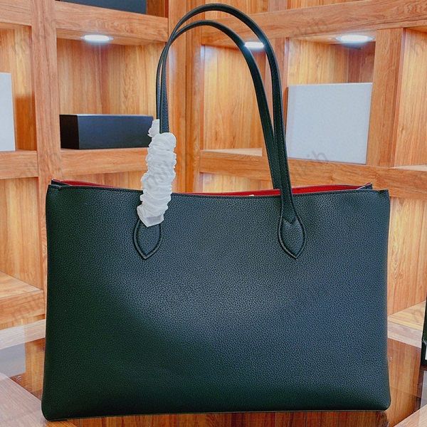 

high-quality handbags fashion womens totes bags solid color design metal logo large-capacity lady shopping bag