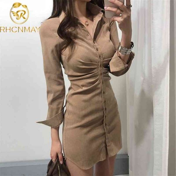 

spring and autumn lady velvet package hip dress slim long sleeve midi women casual dress shirt 210520, Black;gray