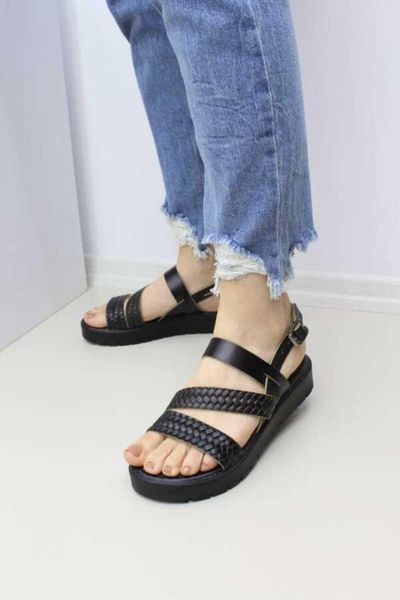 

sandals evonna black color high bottom women 's