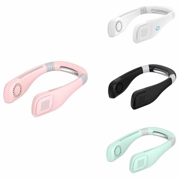 

mini usb neck fan with battery ultra quiet cooler air conditioner electric fans