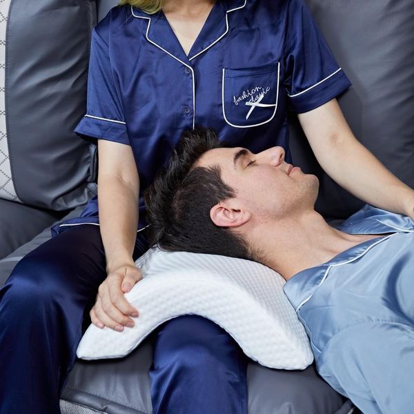 

memory foam bedding pillow anti-pressure hand neck protection slow rebound multifunction home silk couple pillow1-