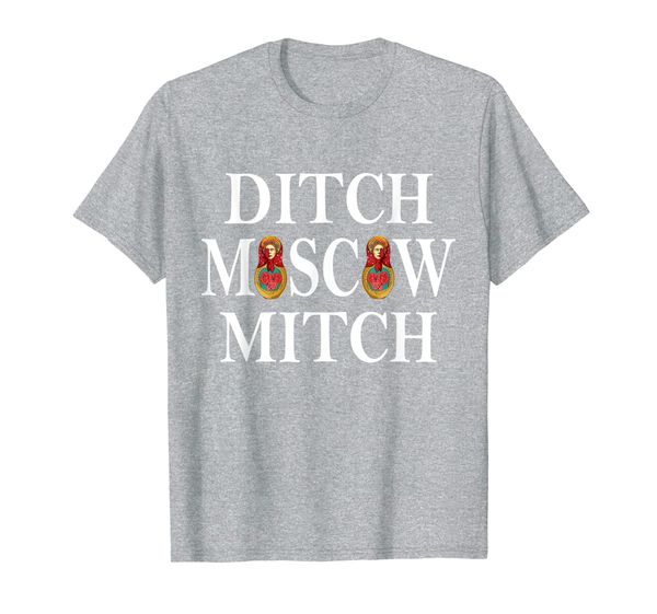 

ditch moscow mitch shirt anti mcconnell russian nesting doll t-shirt, White;black