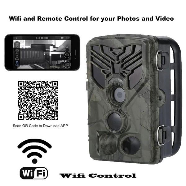 

wifi830 wildlife animal hunting trail camera bluetooth control 0.5 aecond trigger speed 1080p night vision cameras