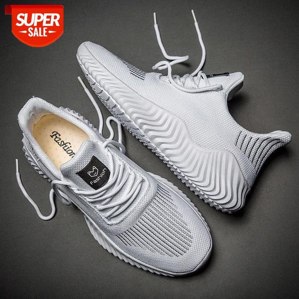 

mesh men shoes breathable white mens sneakers trendy lace-up lightweight black walking big size man tenis shoe zapatillas hombre #uv7g