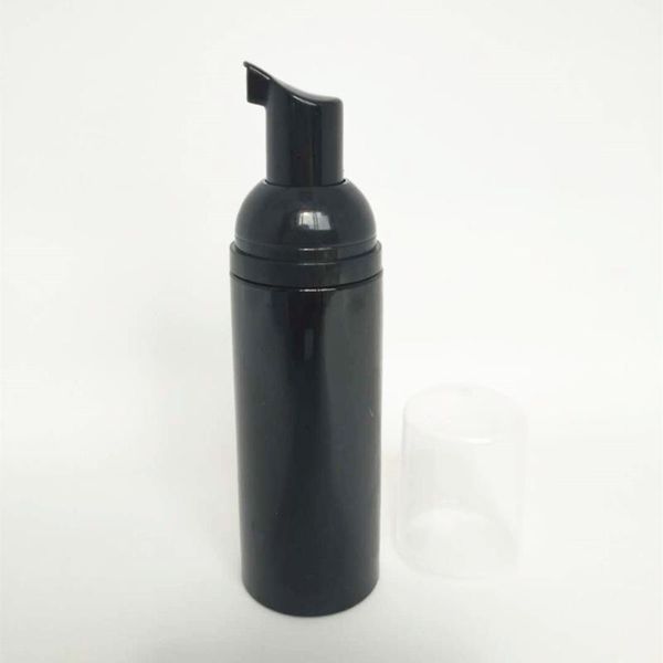 Depolama Şişeleri Kavanozlar 12PS 60ml Siyah Plastik Köpük Pompası Yeniden doldurulabilir Boş Kozmetik Şişe Kirpikler Temizleyici Sabun Dispenser Şampuan Altın