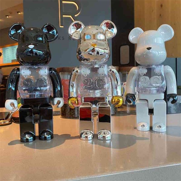 

bearbrick building block violence bear 2g hand doll trend ins ornaments can light up and collect gift tide cards