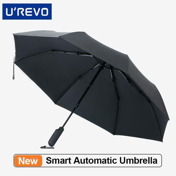 

smart home control urevo automatic electric umbrella anti-ultraviolet wind-resistant rechargeable portable folding