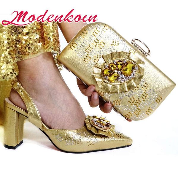 

dress shoes modenkoin african bag and shoe set gold italian with matching bags latest design luxury women, Black