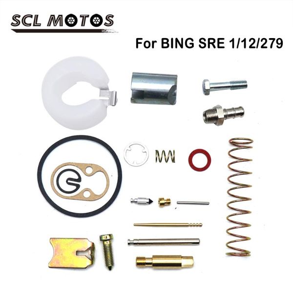 

motorcycle fuel system scl motos 12mm bing carburetor repair kit tool gasket set for sre 1/12/279 carb