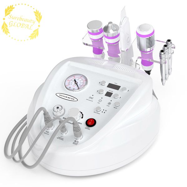 Electric Facial V Face RF Massager Ультразвуковая кожа скруббер Антивозрастные анти-морщины подтягивают затянуть массаж холодного молотка оборудование